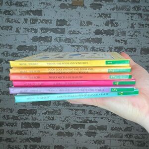 Winnie Pooh vintage collection of kids books
